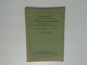 Bild des Verkufers fr Gedchtnisrede auf den hochwrdigsten Herrn Weihbischof Dr. Friedrich Justus Knecht gehalten bei der Beisetzung am 3. Februar 1921. zum Verkauf von books4less (Versandantiquariat Petra Gros GmbH & Co. KG)