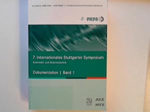 Seller image for 7. Internationales Stuttgarter Symposium - Automobil- und Motorentechnik, Band 1. 7th Stuttgart International Symposium Automotive and Engine Technology, Volume 1. for sale by books4less (Versandantiquariat Petra Gros GmbH & Co. KG)