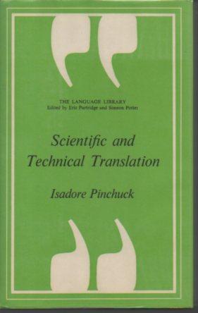 Seller image for Scientific and Technical Translation (The Language Library) for sale by Bookfeathers, LLC