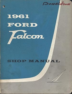 Seller image for 1961 Ford Falcon Shop Manual for sale by Black Sheep Books