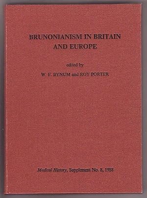 Bild des Verkufers fr Brunonianism in Britain and Europe zum Verkauf von Renaissance Books, ANZAAB / ILAB