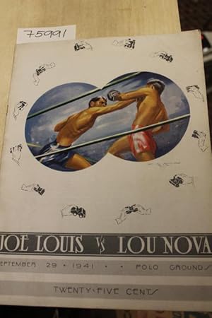 Seller image for Joe Louis Vs Lou Nova September 29, 1941 BOXING for sale by Princeton Antiques Bookshop