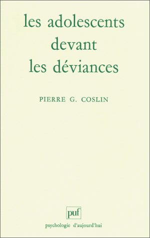 Image du vendeur pour Les adolescents devant les dviances mis en vente par librairie philippe arnaiz