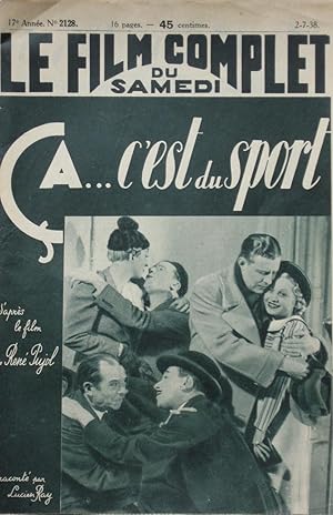 Seller image for A C'EST DU SPORT : Le Film Complet du Samedi n2128 du 2-7-1938 for sale by Bouquinerie L'Ivre Livre