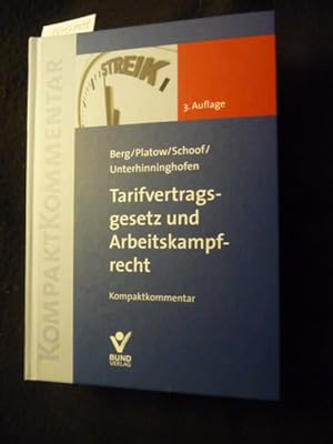 Bild des Verkufers fr KompaktKommentar Tarifvertragsgesetz und Arbeitskampfrecht : Kompaktkommentar zum Verkauf von Gebrauchtbcherlogistik  H.J. Lauterbach