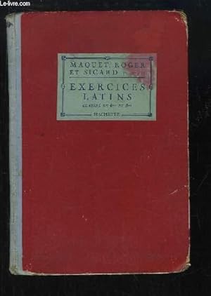 Seller image for Exercices Latins. Classes de 6me et de 5me. for sale by Le-Livre