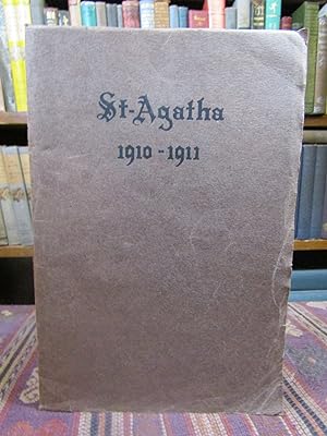 St. Agatha School for Girls: 1910-1911