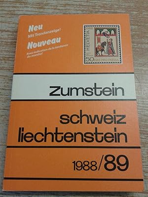 Katalogue Schweiz Liechtenstein Campione Und Vereinte Nationen, Genf 1988/89