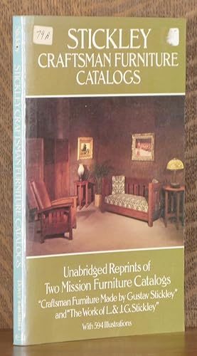 STICKLEY CRAFTSMAN FURNITURE CATALOGS, UNABRIDGED REPRINTS OF TWO MISSION FURNITURE CATALOGS