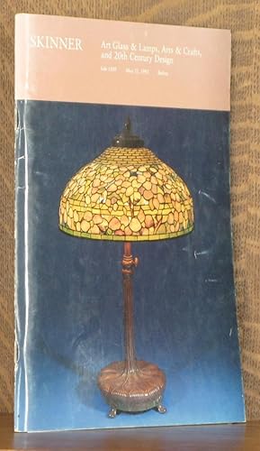 ART GLASS AND LAMPS, ARTS AND CRAFTS, AMD 20TH CENTURY DESIGN, SKINNER, MAY 22, 1993