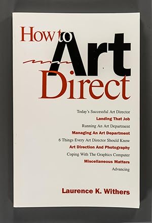 Bild des Verkufers fr How to Art Direct zum Verkauf von Time & Time Again