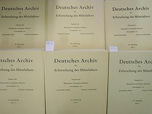 Immagine del venditore per Deutsches Archiv fr Erforschung des Mittelalters - Namens der Monumenta Germaniae Historica - 56. Jahrgang, Heft 2 venduto da Buchantiquariat Uwe Sticht, Einzelunter.