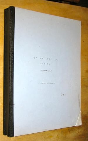 Imagen del vendedor de La lgende du boiteux. (Psychanalyses). a la venta por Les Livres du Pont-Neuf