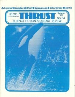 Bild des Verkufers fr THRUST Science Fiction in Review: No. 34, Summer 1989 zum Verkauf von Books from the Crypt