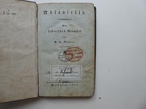 Bild des Verkufers fr Masaniello. Ein historisches Bruchstck von A. G. Meisner. zum Verkauf von Antiquariat Heinzelmnnchen