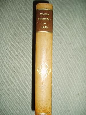 Bulletin monumental : Quatre-vingt-douzième volume [1933]