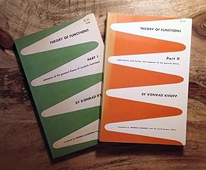 Seller image for THEORY OF FUNCTIONS, 2 VOL SET: Part I, Elements of the General Theory of Analytical Functions; and, Part II, Applications & Further Development of the General Theory for sale by 100POCKETS
