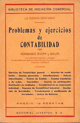 Imagen del vendedor de PROBLEMAS Y EJERCICIOS DE CONTABILIDAD. a la venta por angeles sancha libros