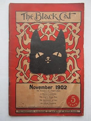 Image du vendeur pour The Black Cat: A Monthly Magazine of Original Short Stories. November, 1902. (Vol. VIII, No. 2. Whole No., 86) mis en vente par S.C. Sumner