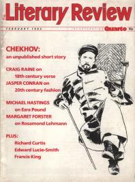 Seller image for The Literary Review. February 1985. Number 80. Incorporating QUARTO magazine. Includes: Jasper Conran on C20th Fashion. An Unpublished Anton Chekhov Story. Translated by Igor Vinogradoff: At Sea: A Sailor's Story for sale by SAVERY BOOKS