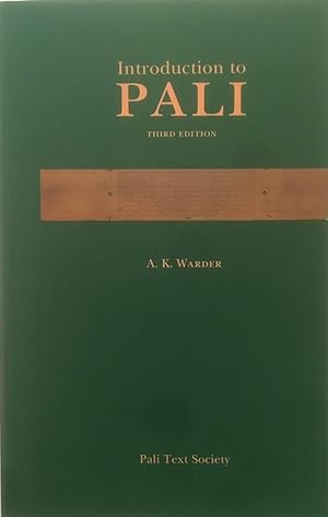 Seller image for Introduction to Pali : A Primer and Reader for sale by Joseph Burridge Books
