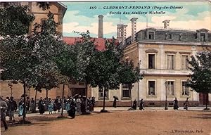 Bild des Verkufers fr Carte Postale ancienne Clermont-Ferrand - Sortie des Ateliers Michelin zum Verkauf von JOIE DE LIRE