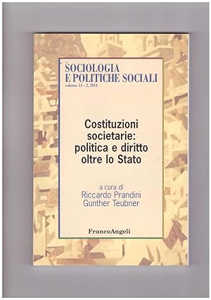 Immagine del venditore per Costituzioni societarie : politica e diritto oltre lo Stato venduto da Libreria IV Fontane S.a.S