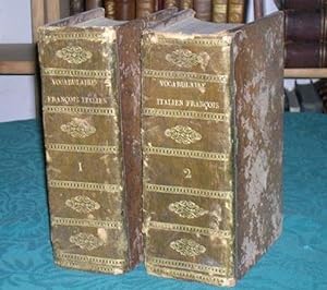 Image du vendeur pour Dictionnaire vocabulaire Franois-Italien. 2 volumes. mis en vente par Livres et Collections