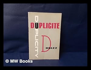 Seller image for Duplicity (On double-dealing policy of Peking splitters) for sale by MW Books Ltd.