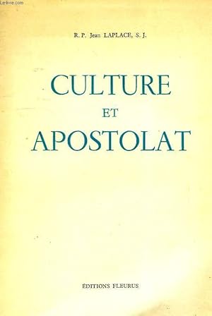 Seller image for CULTURE ET APOSTOLAT for sale by Le-Livre