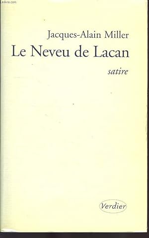 Image du vendeur pour LE NEVEU DE LACAN, SATIRE mis en vente par Le-Livre