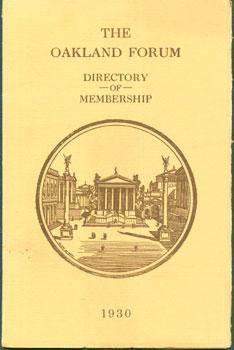 Seller image for Directory of Membership. for sale by Wittenborn Art Books