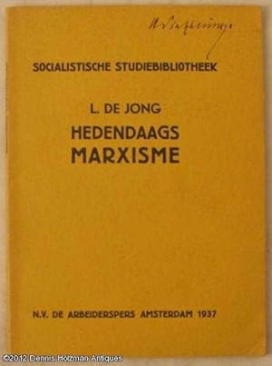 Image du vendeur pour Hedendaags Marxisme mis en vente par Dennis Holzman Antiques