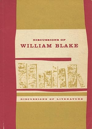 Seller image for Discussions Of William Blake for sale by Kenneth A. Himber