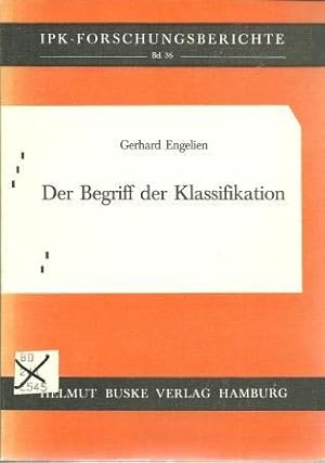 Seller image for Der Begriff der Klassifikation for sale by Works on Paper