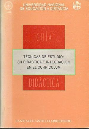 Image du vendeur pour TCNICAS DE ESTUDIO: SU DIDCTICA E INTEGRACIN EN EL CURRCULUM. Gua Didctica. mis en vente par angeles sancha libros