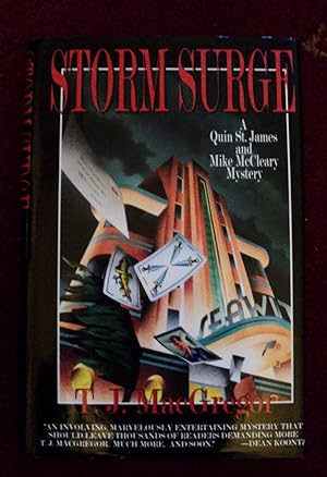 Bild des Verkufers fr Storm Surge: A Quin St. James and Mike McCleary Mystery - 1st edition zum Verkauf von Cadeby Books