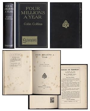 Seller image for FOUR MILLIONS A YEAR. by the author of "The Human Mole" for sale by John  L. Capes (Books) Established 1969