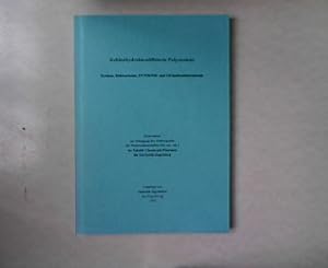 Bild des Verkufers fr Kohlenhydratmodifizierte Polyazulene. Dissertation. zum Verkauf von Antiquariat Bookfarm