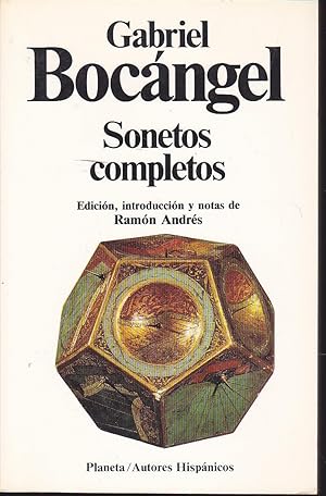 Bild des Verkufers fr SONETOS COMPLETOS de Gabriel Bocngel (1EDICION Clsicos Universales Planeta 127 Autores Hispnicos ) poesa zum Verkauf von CALLE 59  Libros