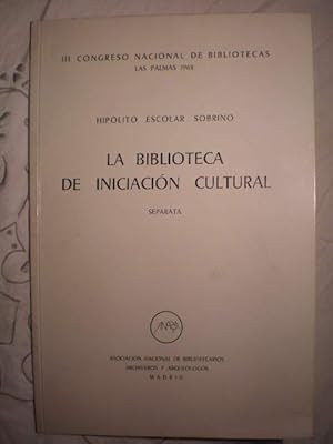 Imagen del vendedor de La biblioteca de iniciacin cultural a la venta por Librera Antonio Azorn