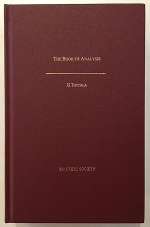 The book of analysis (Vibhanga) : the second book of the Abhidhamma Pitaka