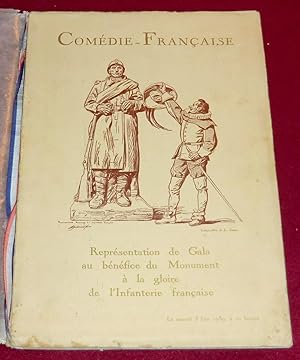 Bild des Verkufers fr REPRESENTATIONS DE GALA au bnfice du Monument  la gloire de l'Infanterie franaise - L'OFFRANDE de Gaston Sorbets zum Verkauf von LE BOUQUINISTE