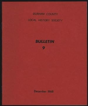 Durham County Local History Society. Bulletin 9