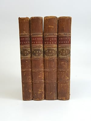 Bild des Verkufers fr The Miscellaneous Works of John Dryden, Esq; Containing all his Original Poems, Tales, and Translations, in Four Volumes zum Verkauf von Keoghs Books