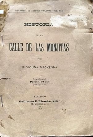 Bild des Verkufers fr Historia de la calle de Las Monjitas zum Verkauf von Librera Monte Sarmiento