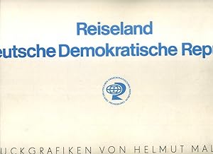 Helmut Maletzke. Reiseland Deutsche Demokratische Republik. 10 großformatige (Querformat 40 x 30 ...