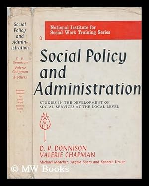 Bild des Verk�ufers f�r Social policy and administration / studies in the development of social services at the local level zum Verkauf von MW Books