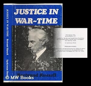 Seller image for Justice in war time / by Bertrand Russell for sale by MW Books