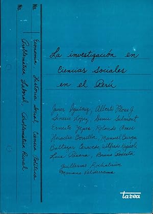 LA INVESTIGACION EN CIENCIAS SOCIALES EN EL PERU